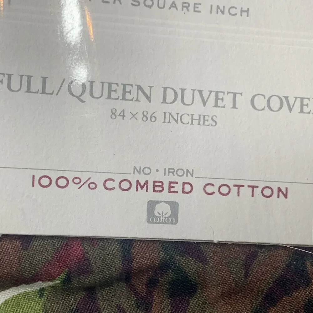 Atelier Martex Enchante Floral 200 TC Combed Cotton Full/Queen Duvet Cover